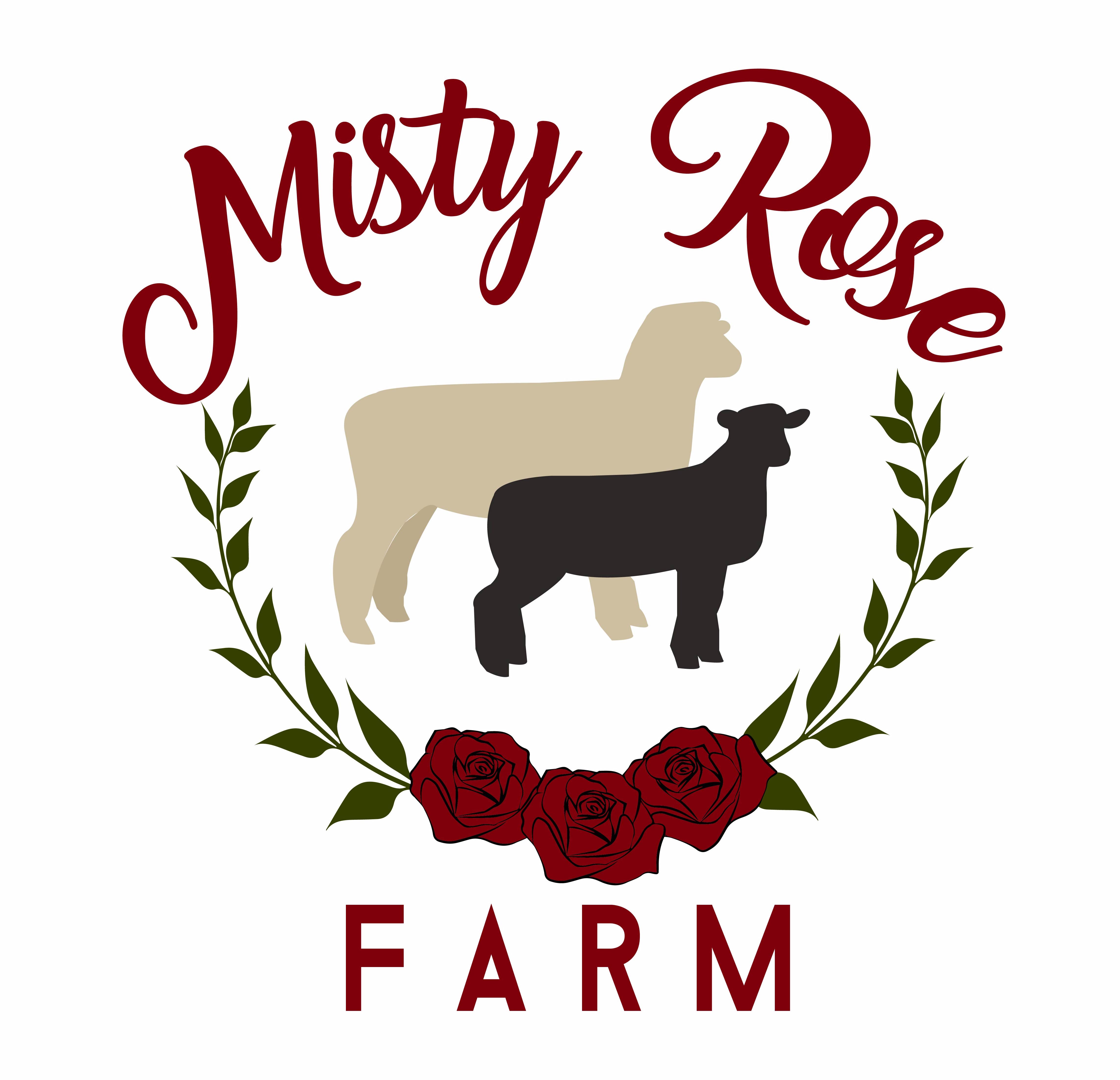 Misty Rose Farm Final Sheep Logo